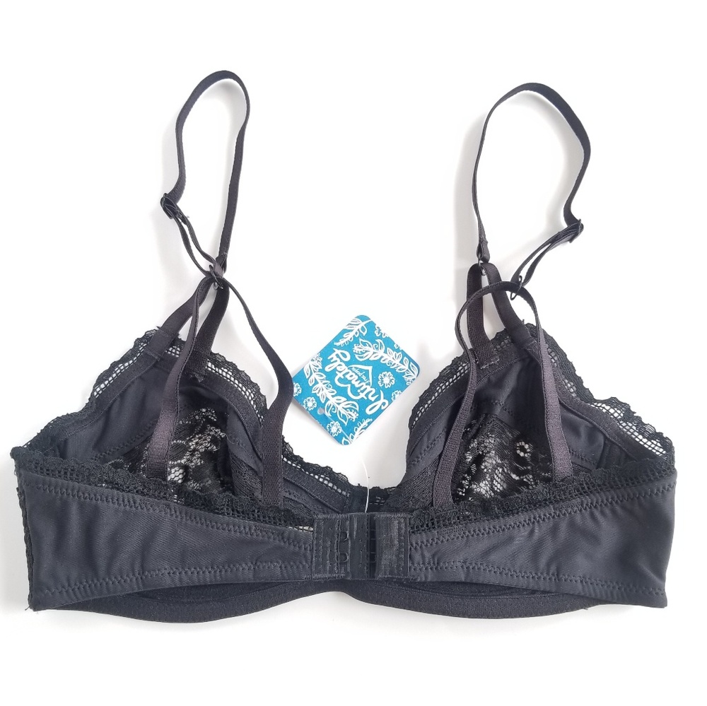 new Free People Mystic Lace Black Bra - Picture 4 of 8